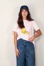 Ganni - T-shirt - Basic Jersey Grapefruit Relaxed T-shirt  -  Chalk pink