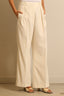 RÓHE - pantalon - Wide leg tailored  -  cream