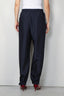 Tibi - Broek - Crispy Nylon Kat Jogger -  Navy