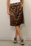 6397 - Rok - Slip skirt -  Tiger print