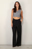 RÓHE - pantalon -  Wide leg tailored trousers -  noir