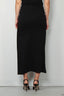 Rotate - Rok - Fitted Twisted Skirt  -  Black