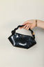 Ganni - Tas - Ganni Bou Bag Mini Patent Croco  -  Black