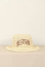 Ganni - hoed - A5823 Summer Straw Hat - Almond Milk