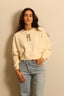 R13 - Trui - Cropped R13 Crewneck -  Natural