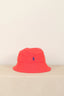 Ralph Lauren - Buckethat - LINEN BUCKET-HAT-BUCKET -  Bright hibiscus