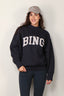 Anine Bing - Sweater - Bradie sweatshirt bing -  Navy