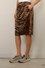 6397 - Rok - Slip skirt -  Tiger print