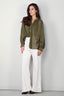 forte_forte - Blouse - 12919 my shirt -  Olive