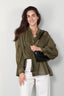 forte_forte - Blouse - 12919 my shirt -  Olive