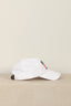 Ralph Lauren - Pet - Embroidered flag twill ball cap -  Ceramic white