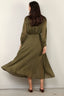 forte_forte - Jurk - 9908 my dress -  Olive