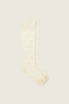 GANNI - sok - A5538 Butterfly lace socks -  egret