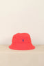 Ralph Lauren - Buckethat - LINEN BUCKET-HAT-BUCKET -  Bright hibiscus