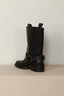 Ganni - laarzen - S2275 Biker Tubular Mid Shaft Boot - Black