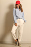 Ralph Lauren - blouse - LS CRLTE ST-LONG SLEEVE - BSR BLUE