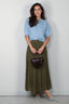 forte_forte - Rok - 9909 my skirt -  Olive