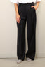 RÓHE - Broek - Wide leg pleated trousers -  Night stripe