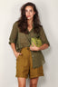 forte_forte - Blouse - 9907 my shirt -  Olive