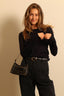 NILI LOTAN - riem - Louise - black