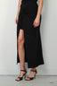 Rotate - Rok - Fitted Twisted Skirt  -  Black