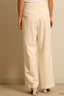 RÓHE - pantalon - Wide leg tailored  -  cream