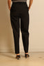 RÓHE - broek - Carrot fit single pleat - noir