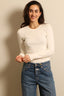 Closed - trui - C96220-930-22 Crew neck  - ivory