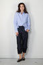 Tibi - Blouse - Striped shirting gabe oversized shirt -  Blue stripe multi