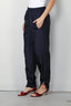 Tibi - Broek - Crispy Nylon Kat Jogger -  Navy