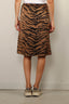 6397 - Rok - Slip skirt -  Tiger print