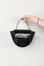 Wandler - Tas - Hortensia mini -  Black croco