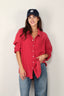 Denimist - Blouse - Button front shirt -  Washed red