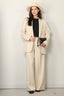 forte_forte - Blazer - Viscose Wool Slub Jacket - Dune - BYLOTTE