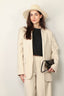 forte_forte - Blazer - Viscose Wool Slub Jacket - Dune - BYLOTTE