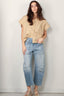 forte_forte - Blouse - BCI Cotton Popline Boxy Sleeveless Shirt - Dune - BYLOTTE