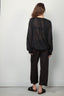 forte_forte - Blouse - Co/Se Voile Bohemain Shirt - Nero - BYLOTTE