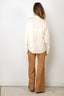 Forte_Forte - Blouse - Co/Se Voile Shirt - Cream - BYLOTTE