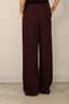 Forte_Forte - Broek - Envers Satin Palazzo Pants - Chocolat Noir - BYLOTTE