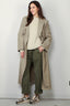 forte_forte - Jas - Tech Twill Trench - Olive - BYLOTTE