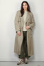 forte_forte - Jas - Tech Twill Trench - Olive - BYLOTTE