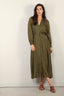 forte_forte - Jurk - 9908 my dress - Olive - BYLOTTE