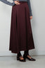 Forte_Forte - Rok - Envers Satin Midi Skirt - Chocolat Noir - BYLOTTE
