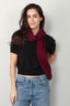 forte_forte - Sjaal - Cashmere Wool Ribbed Scarf - Bolero - BYLOTTE