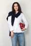 forte_forte - Sjaal - Cashmere Wool Ribbed Scarf - Ink - BYLOTTE