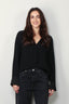 forte_forte - Top - Envers Satin Long Sleeves Top - Nero - BYLOTTE