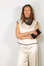Forte_Forte - Top - Envers Satin Shiny Top - Beurre - BYLOTTE