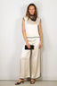 Forte_Forte - Top - Envers Satin Shiny Top - Beurre - BYLOTTE