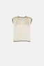 Forte_Forte - Top - Envers Satin Shiny Top - Beurre - BYLOTTE