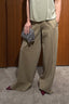 Forte_Forte - Broek - Fluid Cotton Twill Wide Leg - Cumino